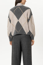 Load image into Gallery viewer, Luisa Cerano Patterned alpaca-blend sweater
