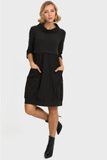 Load image into Gallery viewer, Joseph Ribkoff tiered sweater dress
