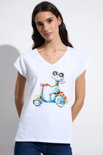 Load image into Gallery viewer, Tinta Fuste Blanco T-shirt
