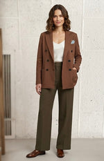 Load image into Gallery viewer, Circolo Cotton Double Breasted Jacket
