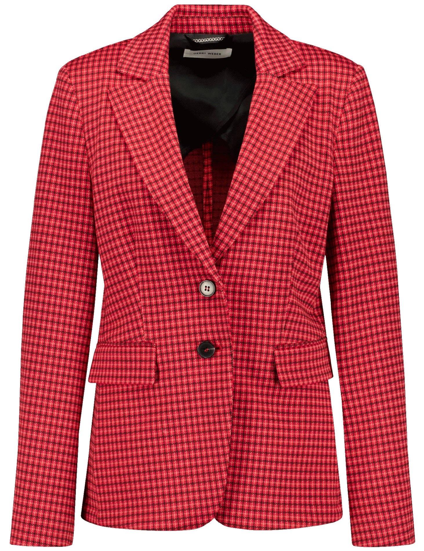 Gerry Weber Fine Check Jacket in Red