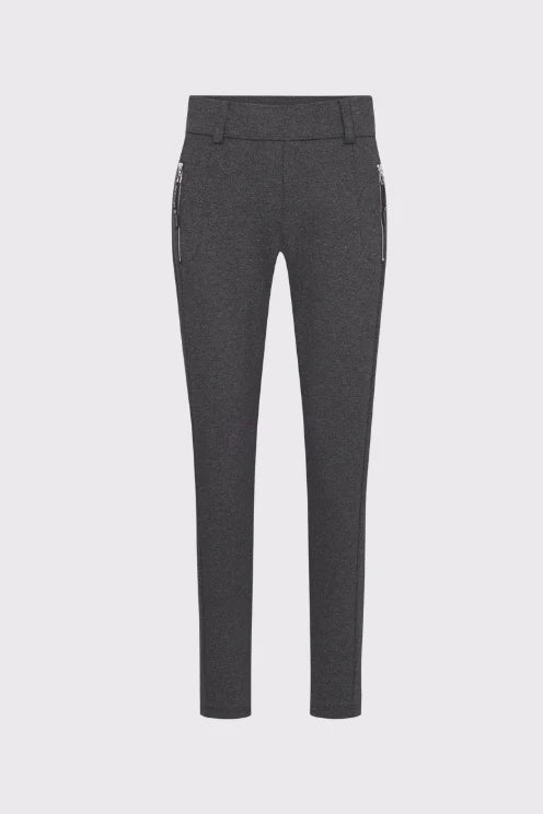 Raffaello Rossi Natina Sport Pant in Black Grey Graphical