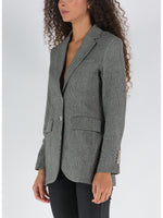 Load image into Gallery viewer, Circolo Single Breasted Check Jacket
