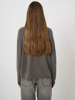 Load image into Gallery viewer, Repeat Wool-Cashmere Argyle Intarsia Sweater with Stand Collar
