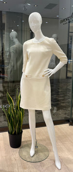 Load image into Gallery viewer, Weill Winter White Dress
