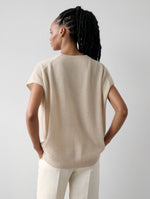 Load image into Gallery viewer, White &amp; Warren Cashmere V Neck Poncho
