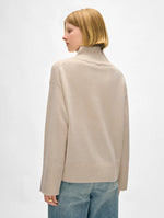 Load image into Gallery viewer, White &amp; Warren cashmere easy standneck
