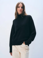 Load image into Gallery viewer, White &amp; Warren Cashmere Oversized Standneck
