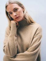 Load image into Gallery viewer, White &amp; Warren Cashmere Oversized Standneck

