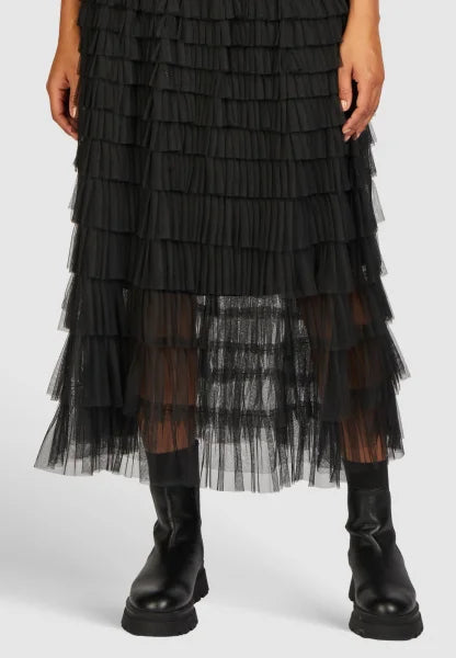 Marc Aurel Tulle skirt in a tiered look