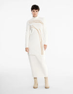 Load image into Gallery viewer, Sarah Pacini Knitted Dress with Ice Scuffs

