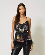 Load image into Gallery viewer, Twin Set printed Tank Top
