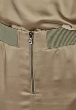 Load image into Gallery viewer, Marc Aurel Satin skirt with knitted cuffs
