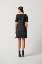 Load image into Gallery viewer, Joseph Ribkoff Tweed Short Sleeve Dress
