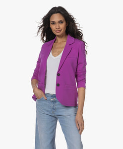 Repeat Tailored Jersey Blazer in Orchid