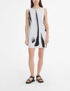 Sarah Pacini knit Dress with BrushStrokes