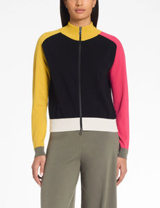 Sarah Pacini Colour Block Cardigan