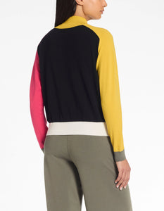 Sarah Pacini Colour Block Cardigan