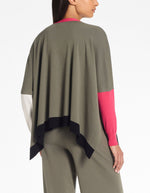 Load image into Gallery viewer, Sarah Pacini Swing Cardigan Khaki
