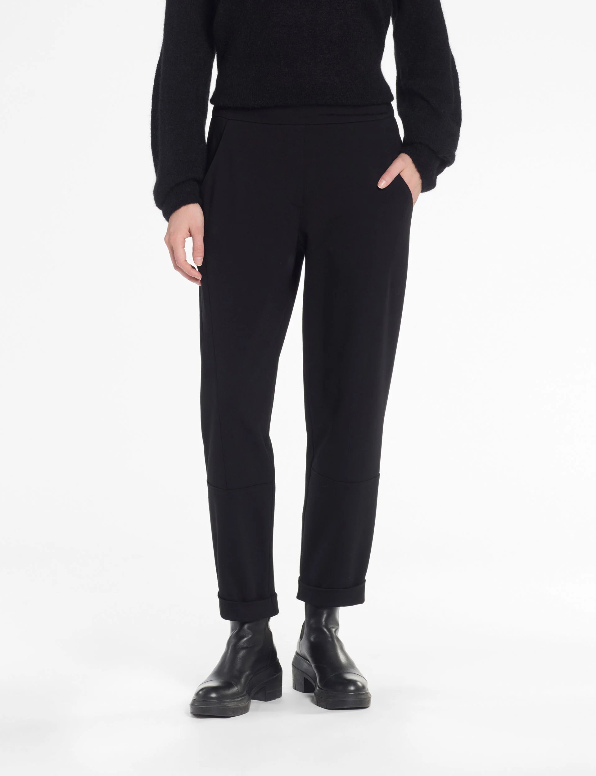 Sarah Pacini Jersey  Pant with Cuff