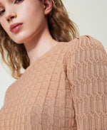 Load image into Gallery viewer, Twin Set Mixed Stitch Sweater
