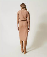 Load image into Gallery viewer, Twin Set Midi fitted knit skirt
