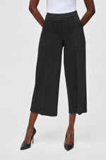 Load image into Gallery viewer, Joseph Ribkoff Knit Pull-On Culotte Pant - Charcoal
