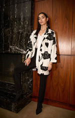 Load image into Gallery viewer, Joseph Ribkoff Jacquard Floral Jacket
