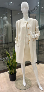 Load image into Gallery viewer, Weill Wool Coat in Winter White Carlen
