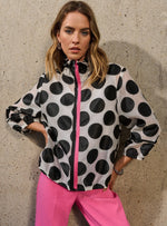 Load image into Gallery viewer, Joseph Ribkoff Polka Dot Jacket
