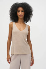 Load image into Gallery viewer, Joseph Ribkoff Metallic Knitted Camisole
