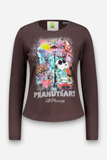 Load image into Gallery viewer, Princess Goes Hollywood Long Sleeve Shirt Peanuts Pop Art

