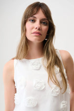 Load image into Gallery viewer, Joseph Ribkoff Sleeveless Floral Embroidery Top
