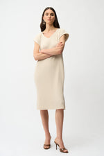 Load image into Gallery viewer, Joseph Ribkoff Pleated Straight Dress With Pockets
