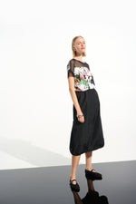 Load image into Gallery viewer, Joseph Ribkoff High-waist A-line Midi Skirt
