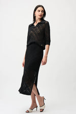 Load image into Gallery viewer, Joseph Ribkoff Open Stitch Top
