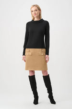 Load image into Gallery viewer, Joseph Ribkoff Jacquard and Suede Dress

