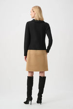 Load image into Gallery viewer, Joseph Ribkoff Jacquard and Suede Dress

