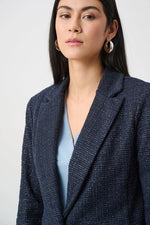 Load image into Gallery viewer, Joseph Ribkoff Lurex Boucle Fitted Blazer
