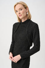 Load image into Gallery viewer, Joseph Ribkoff Textured Jacquard Bolero
