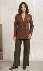 Load image into Gallery viewer, Circolo Cotton Double Breasted Jacket
