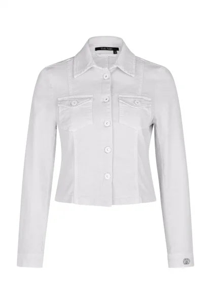 Marc Aurel White Cotton Jacket