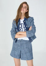 Load image into Gallery viewer, Marc Aurel Jacket Tweed and Denim
