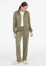 Load image into Gallery viewer, Marc Aurel Satin jacket with knitted cuffs

