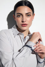 Load image into Gallery viewer, Tinta Light Grey Blouse
