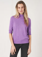 Load image into Gallery viewer, Repeat Cotton Sweater with 3/4 sleeve
