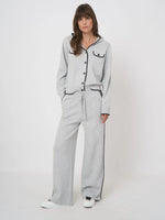 Load image into Gallery viewer, Repeat Hooded cotton-blend cardigan
