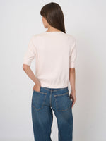 Load image into Gallery viewer, Repeat Superfine cotton short-sleeved sweater
