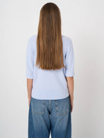 Load image into Gallery viewer, Repeat Fine rib knit cashmere-cotton sweater
