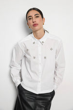 Load image into Gallery viewer, Tinta White Blouse Espuji

